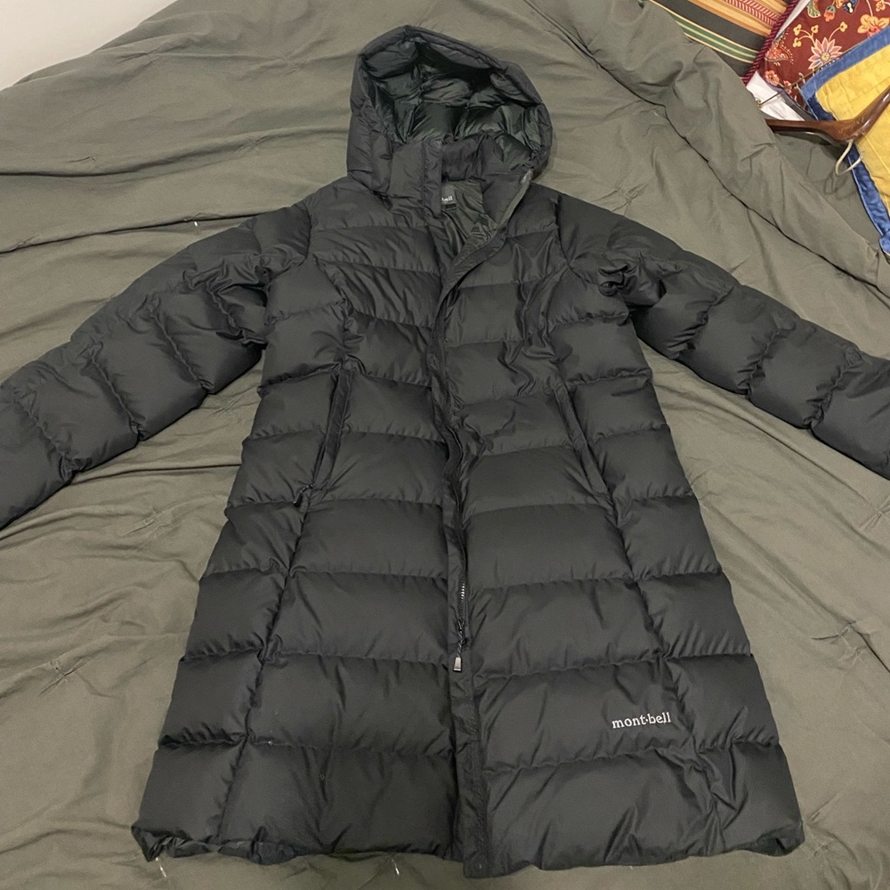 Montbell long down jacket